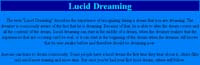 Don's Lucid Dreaming Page